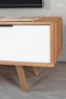 Hanah Home Venüs 3344 Soporte para TV Nogal y Blanco